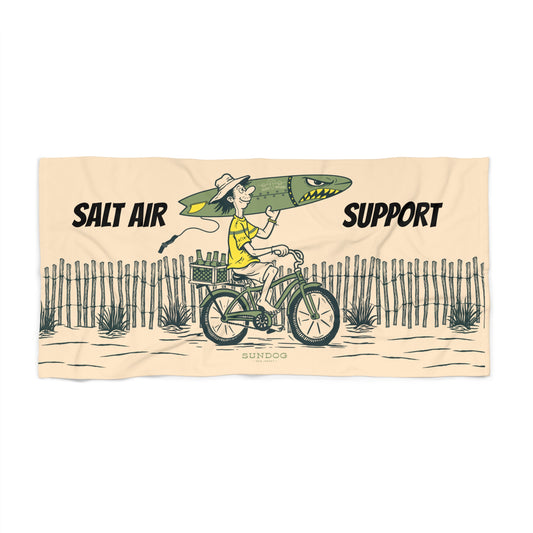 Salt Air Support Beach Towel