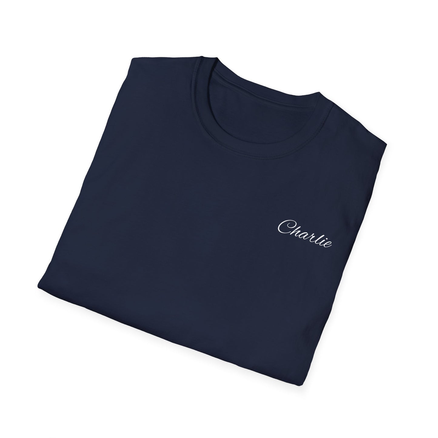 Casual Cats- Charlie Unisex Softstyle T-Shirt