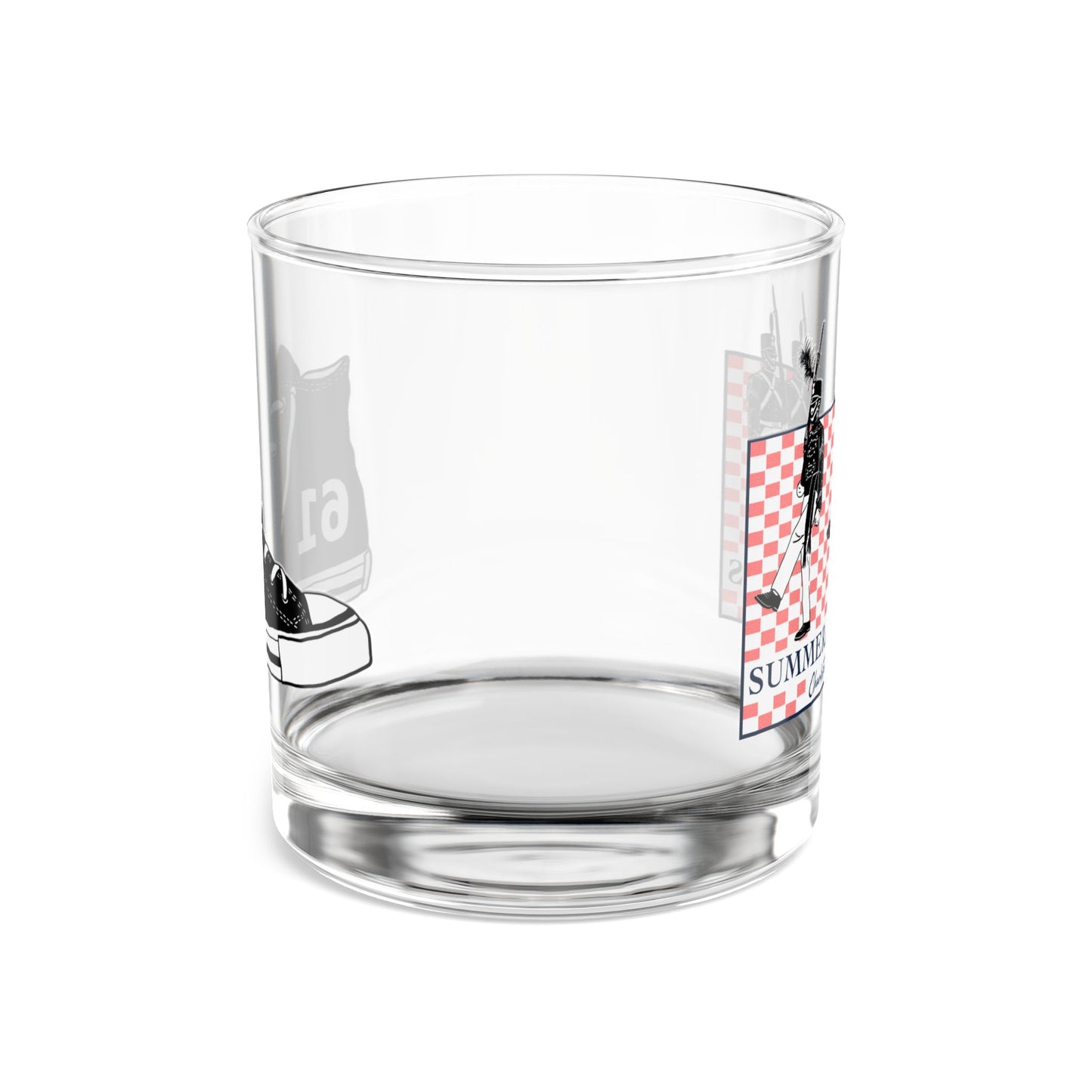 Summerall Guards 10oz Rocks Glass - Unique Barware for Collectors and Celebrations