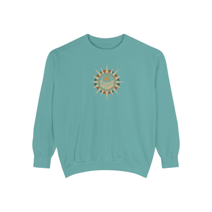 Sun Dog Retro Boho Crewneck