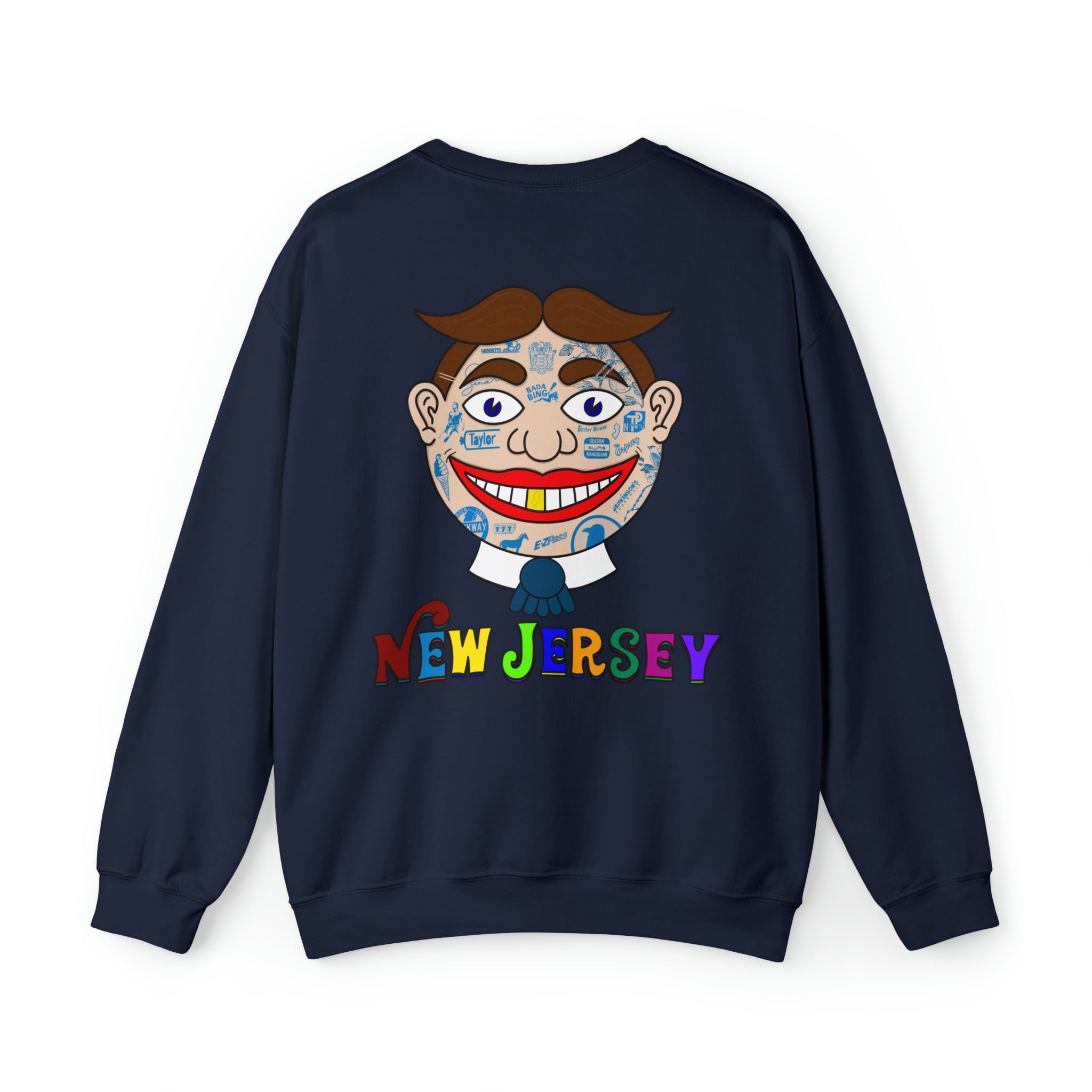 Jersey crew neck discount sweatshirt