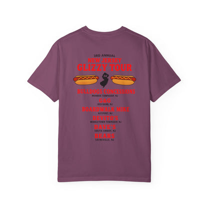 Glizzy Tour T-Shirt — 'New Jersey Glizzy Tour' Hot Dog Festival Tee