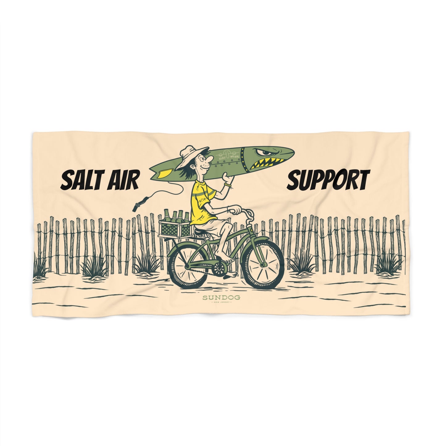 Salt Air Support Beach Towel