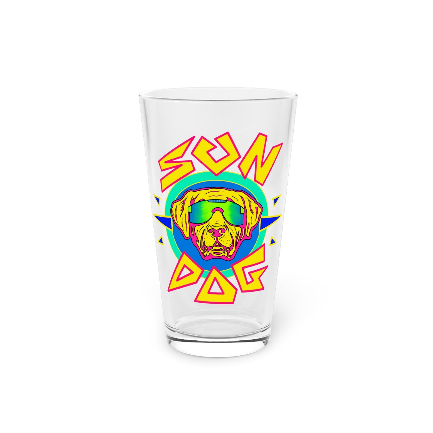 Sun Dog "Good Vibes" Pint Glass, 16oz