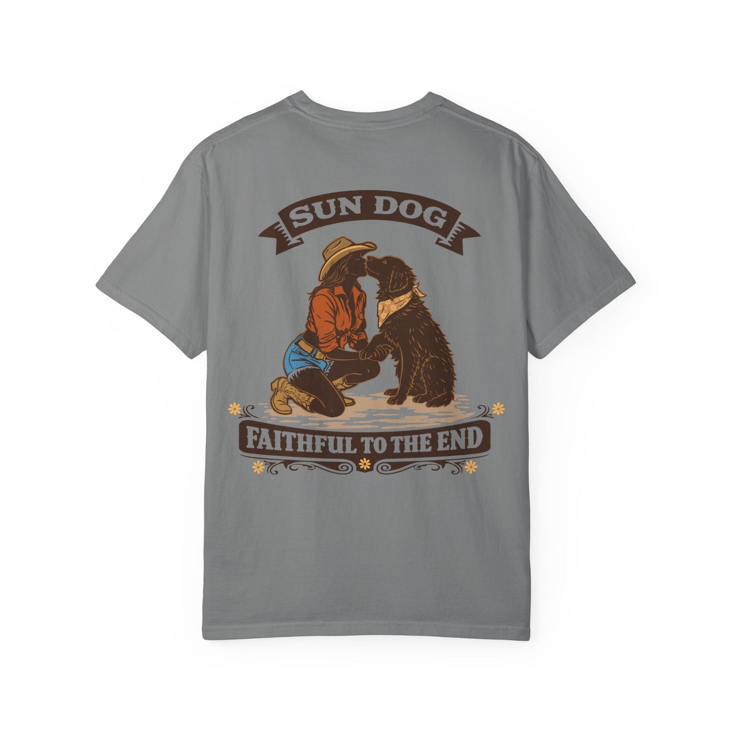 Faithful to the End Sun Dog T Shirt