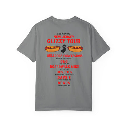 Glizzy Tour T-Shirt — 'New Jersey Glizzy Tour' Hot Dog Festival Tee