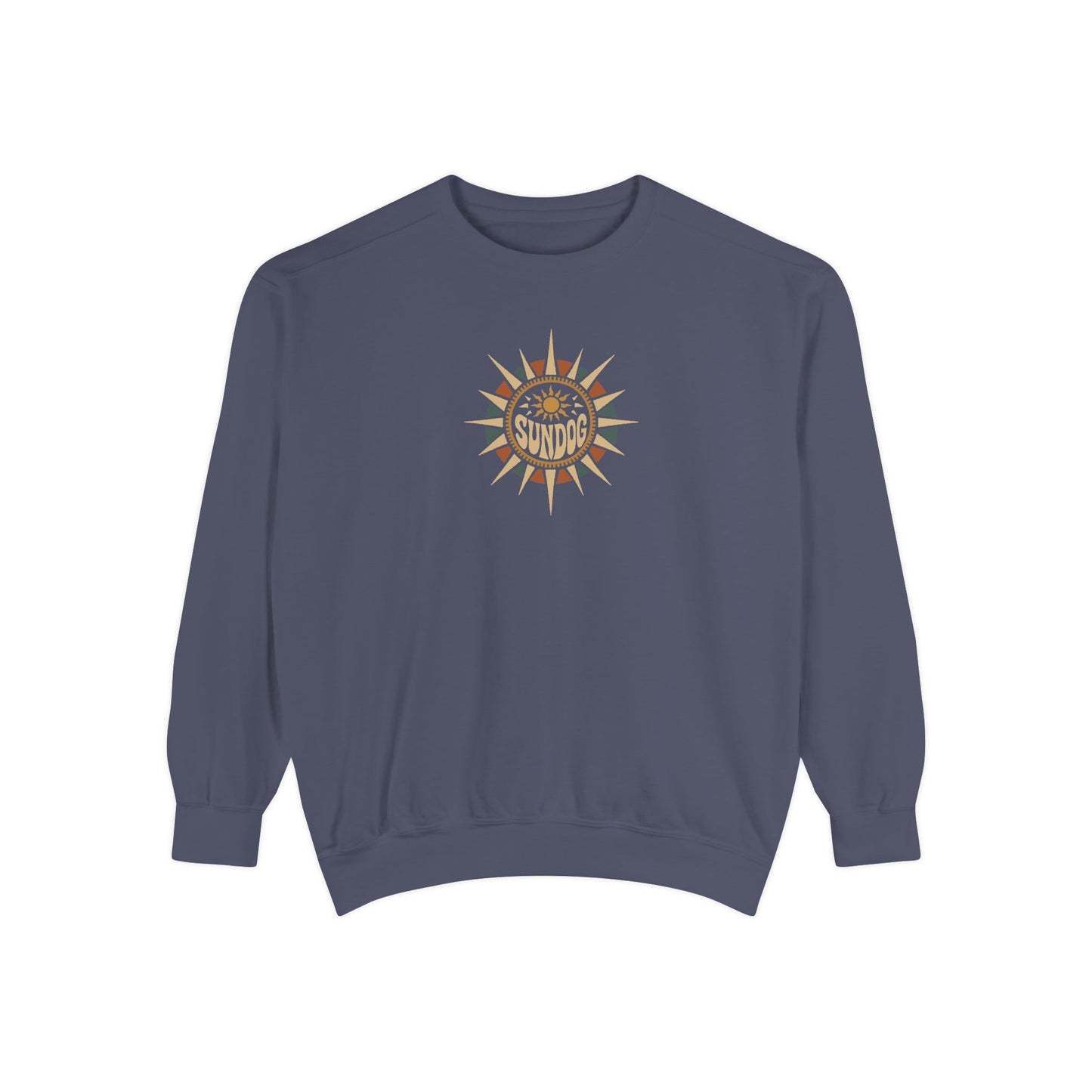 Sun Dog Retro Boho Crewneck