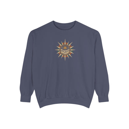 Sun Dog Retro Boho Crewneck