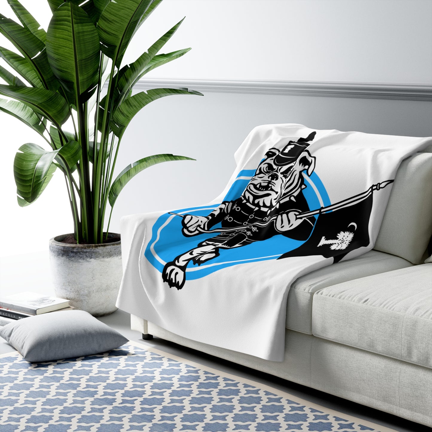 Sherpa Fleece Blanket - Spike