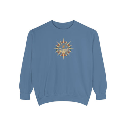 Sun Dog Retro Boho Crewneck