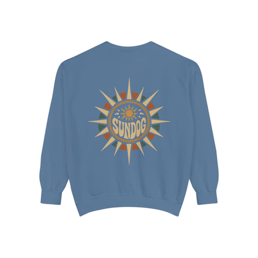 Sun Dog Retro Boho Crewneck