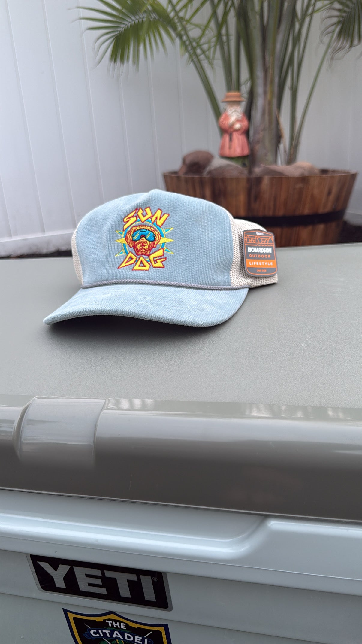 Blue Cord Mood Hat