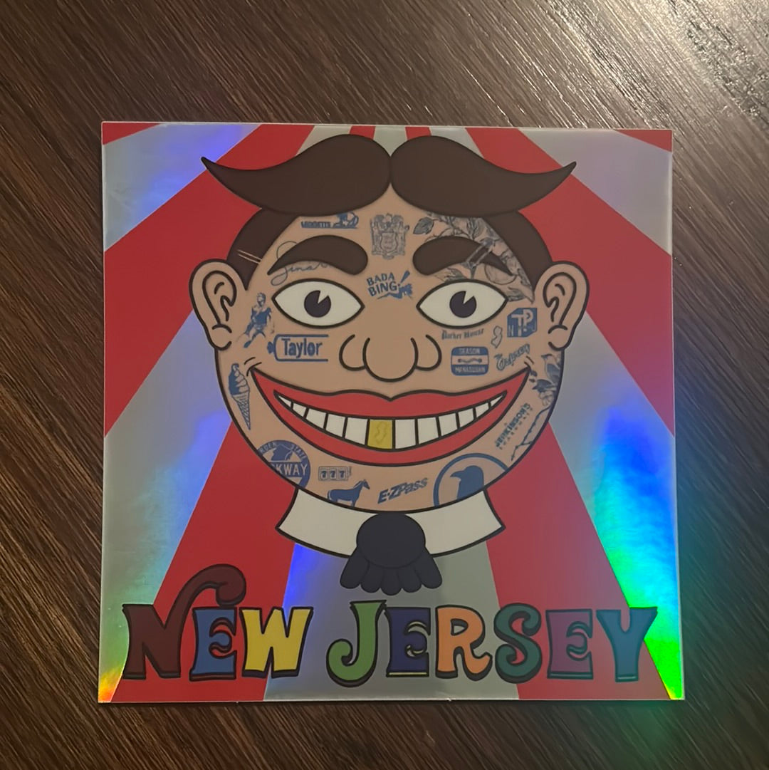 New Jersey Holographic Sticker