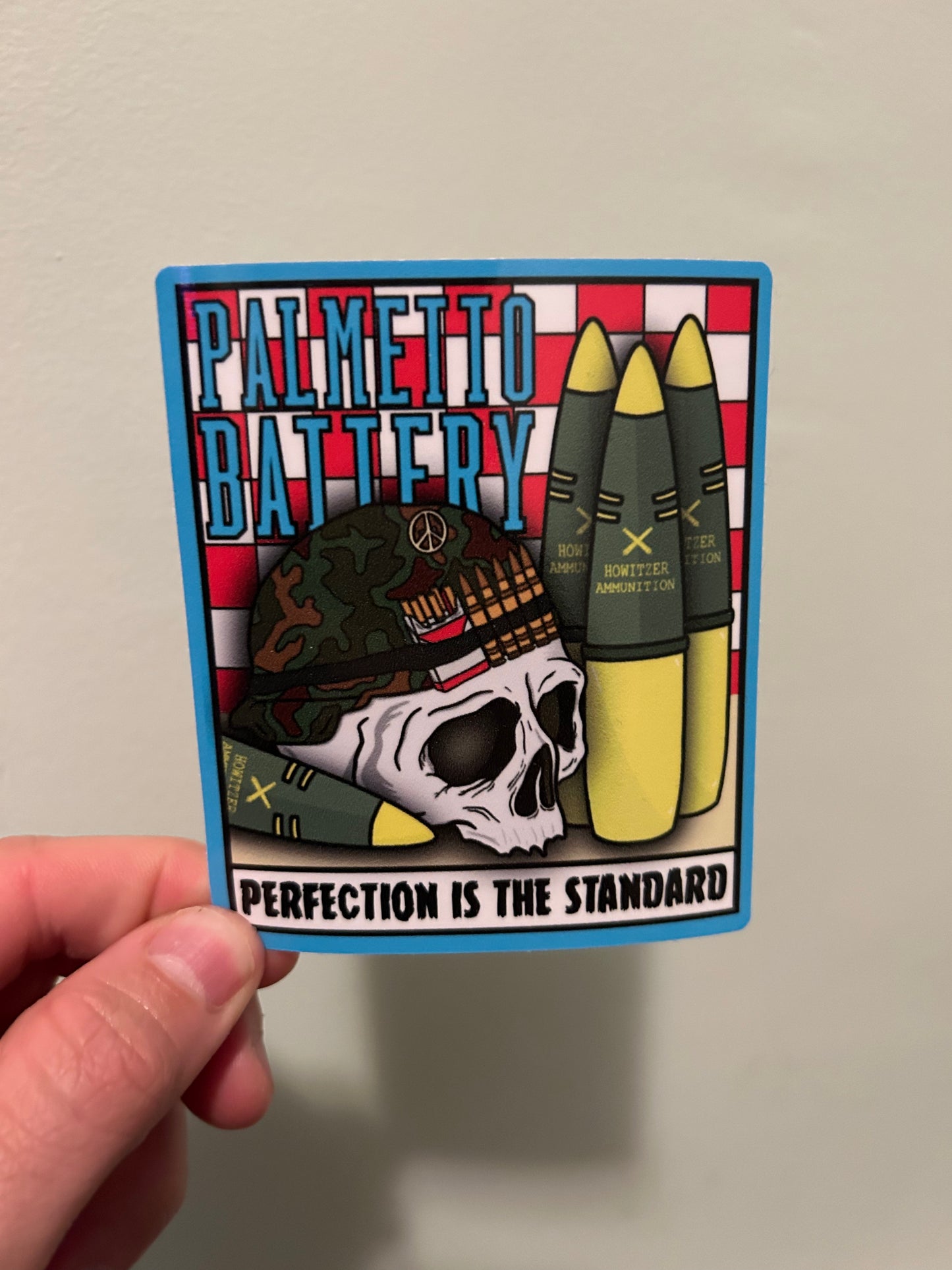 Palmetto Battery Sticker