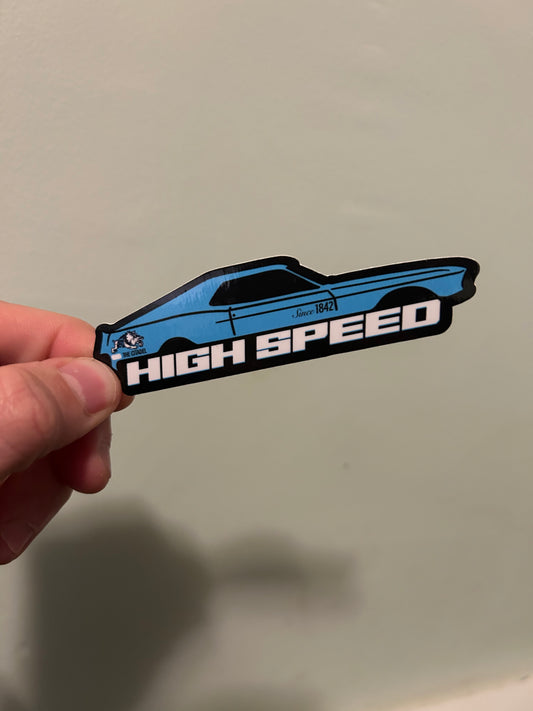 High Speed Sticker