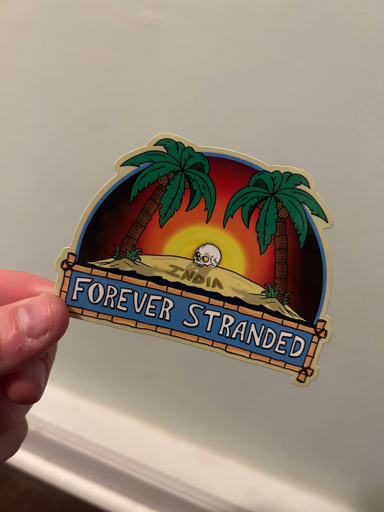 Forever Stranded Sticker