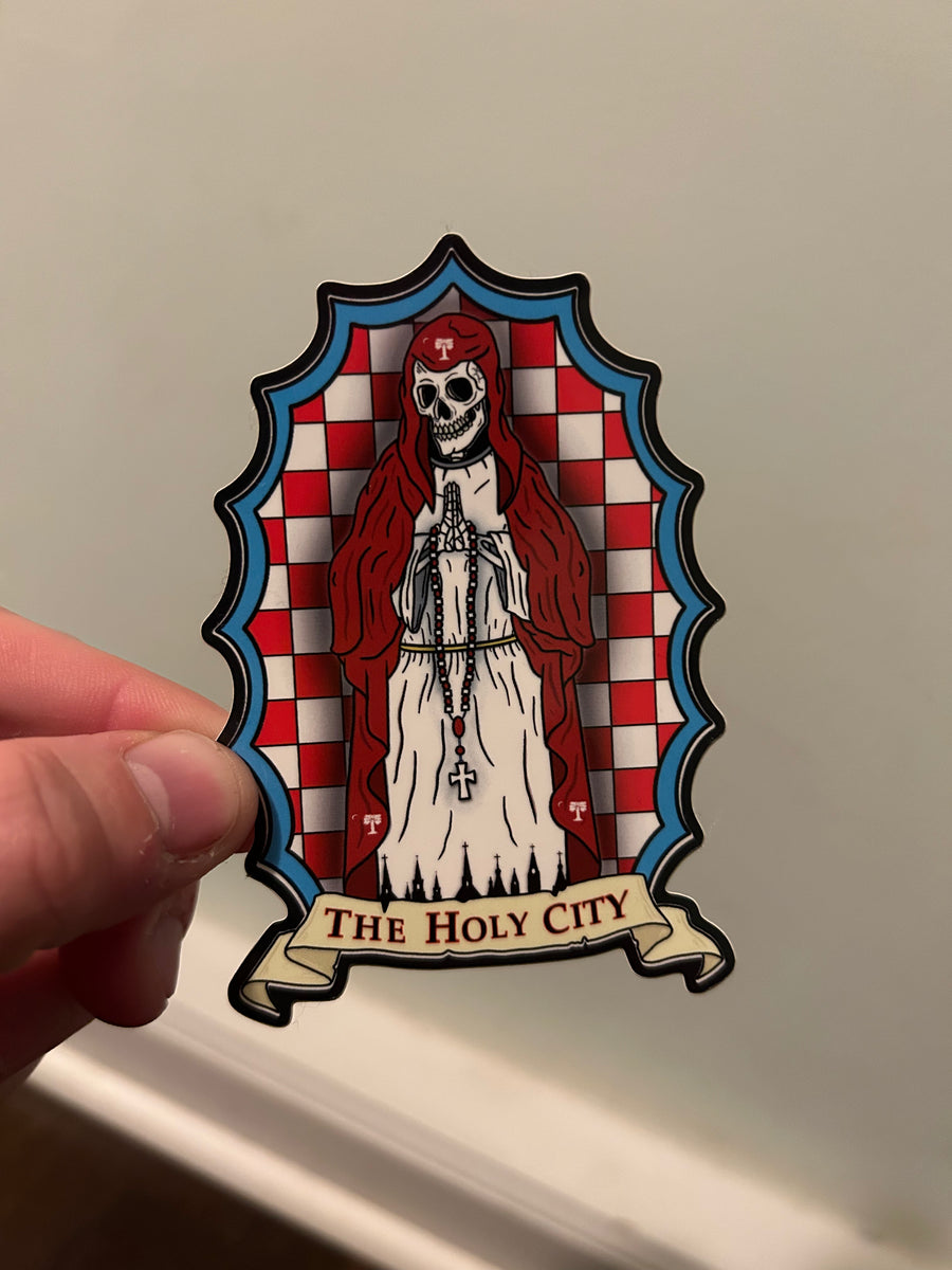 Holy City, Unholy Hours Sticker