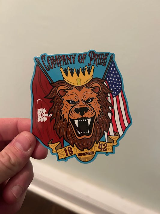 November "Company of Pride" Sticker