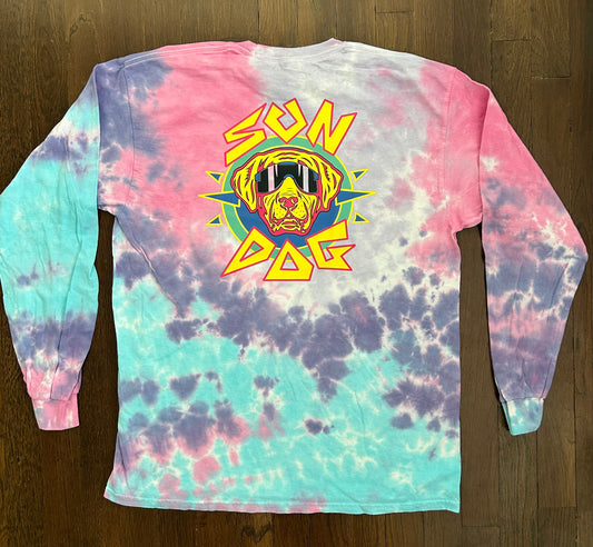 Sun Dog "Good Vibes" Tie Dye Long Sleeve Shirt