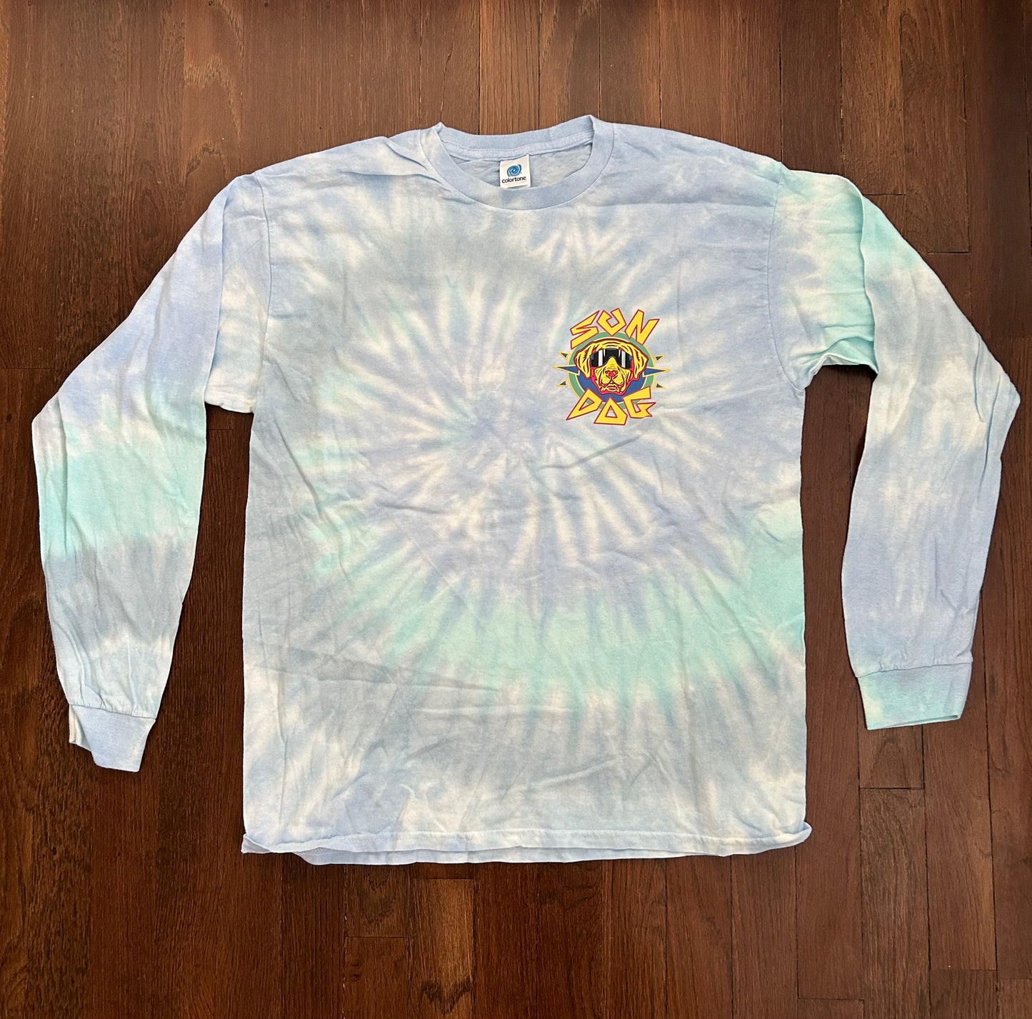 Sun Dog "Good Vibes" Tie Dye Long Sleeve Shirt