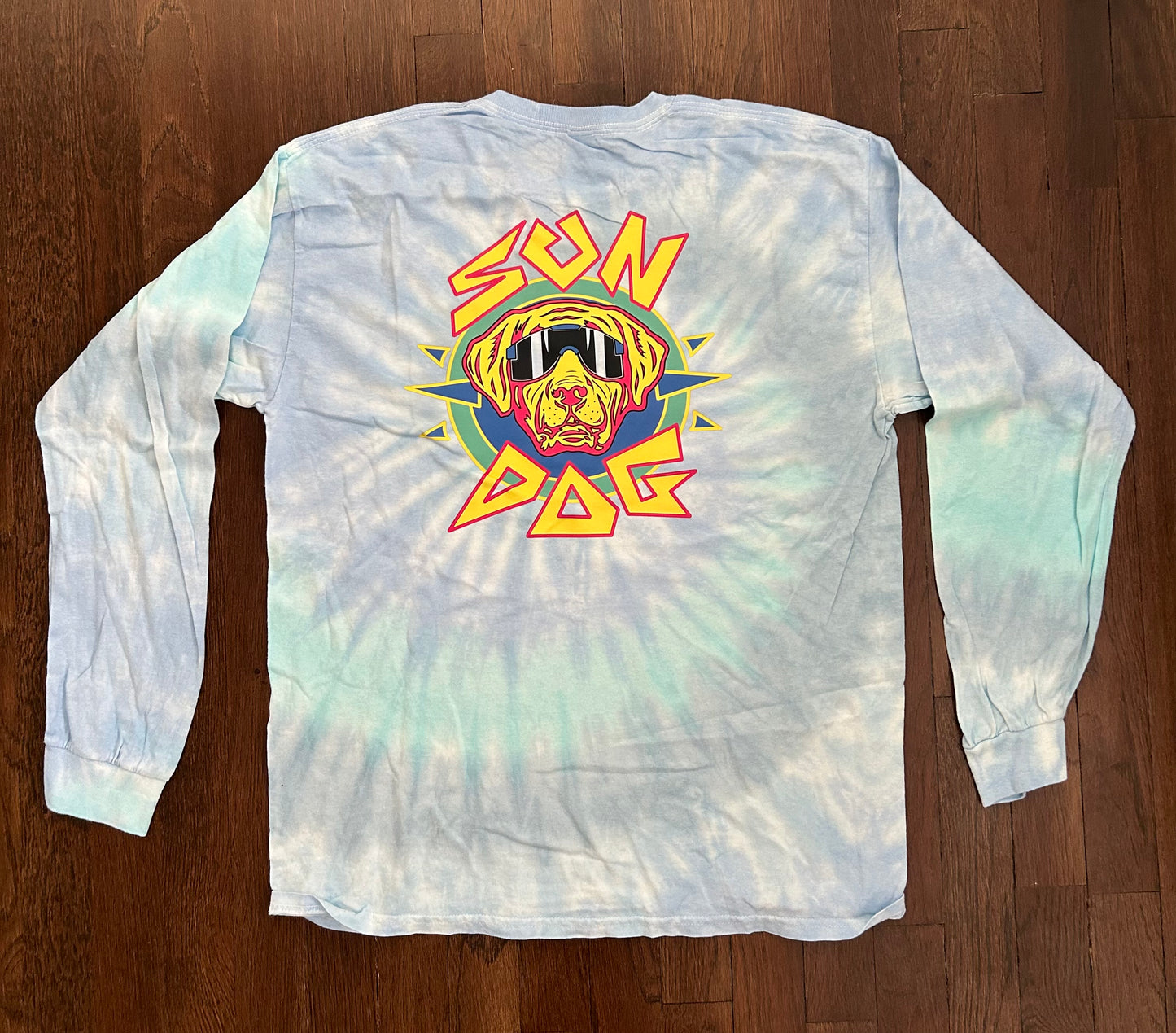 Sun Dog "Good Vibes" Tie Dye Long Sleeve Shirt