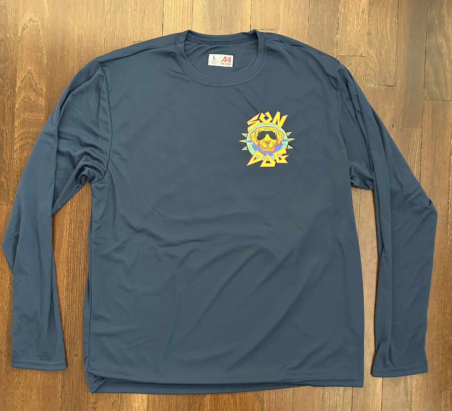 Sun Dog "Good Vibes" Performance Long Sleeve Shirt