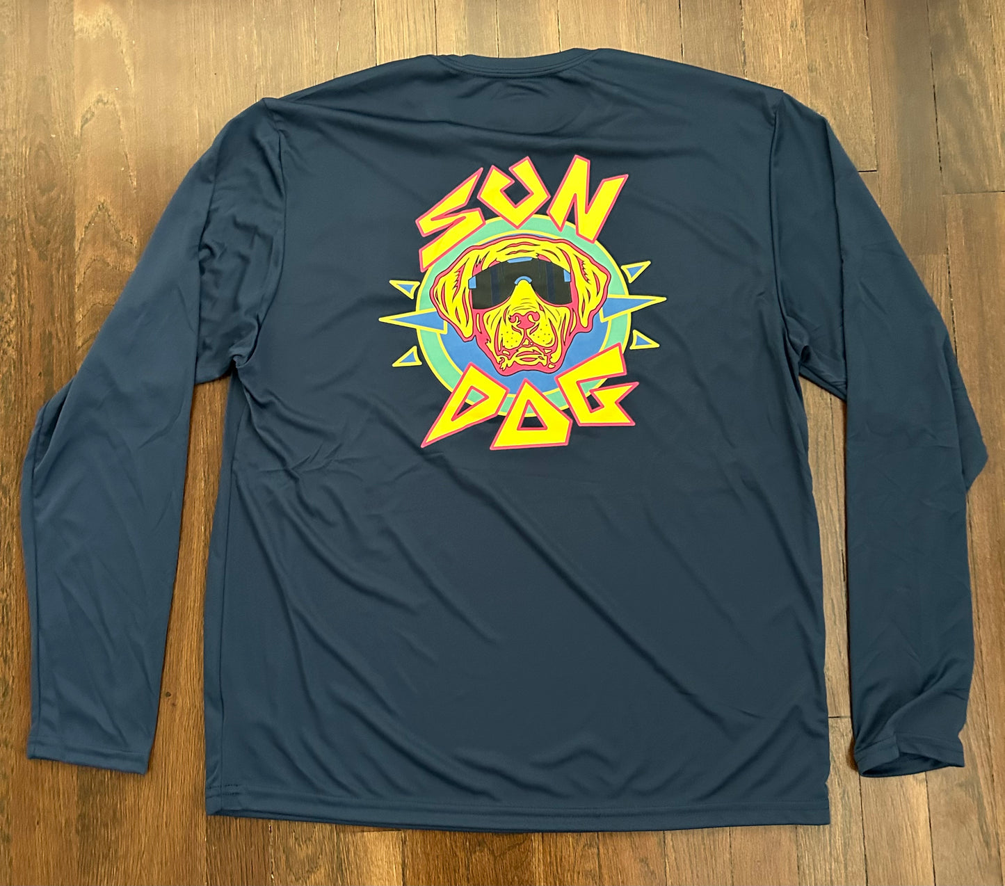 Sun Dog "Good Vibes" Performance Long Sleeve Shirt