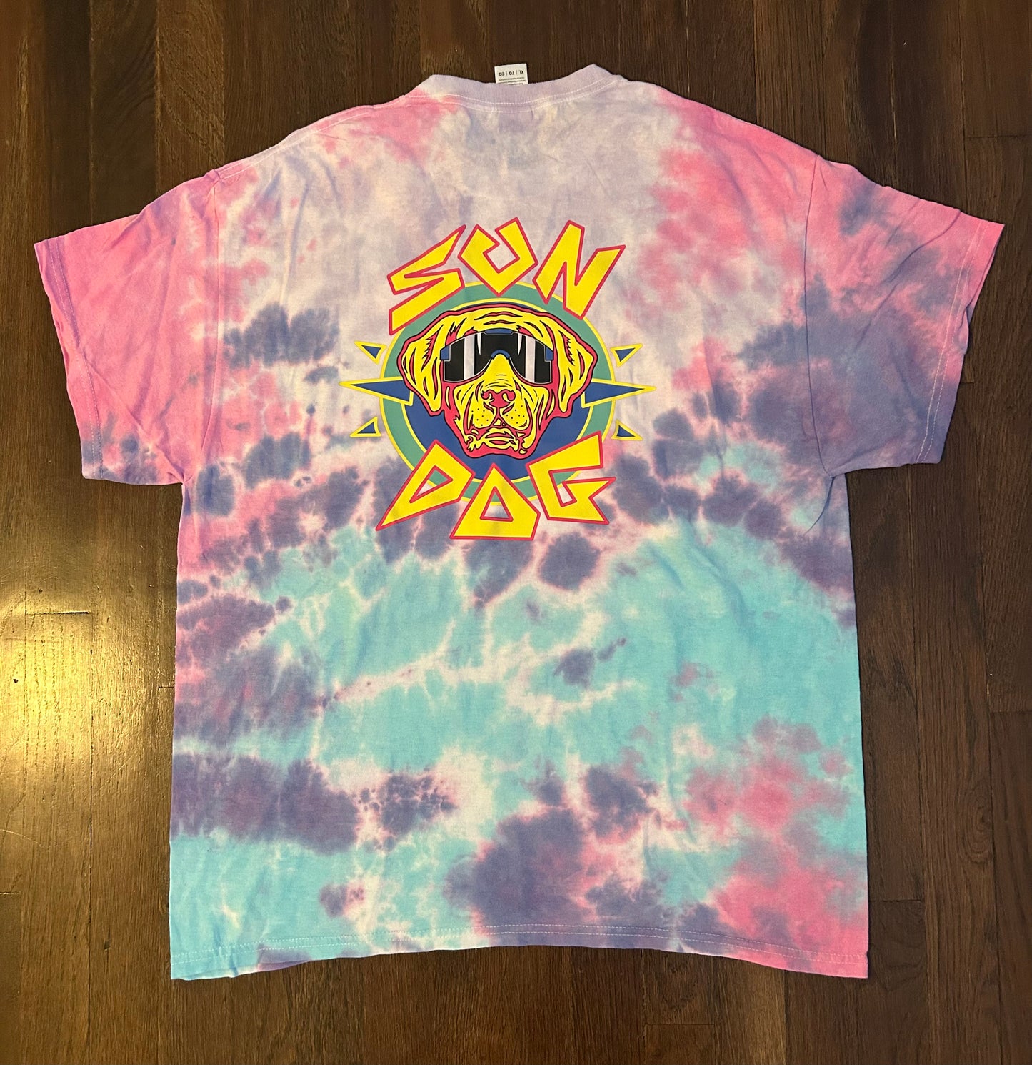 Sun Dog "Good Vibes" Tie Dye Short Sleeve Shirt